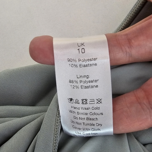 Lavish Alice One-Shoulder Cape Jumpsuit w/ Belt Modern Formal Evening Wear W6 - Picture 14 of 15